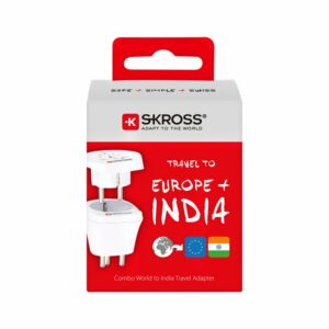 Förpackning - reseadapter till Indien
