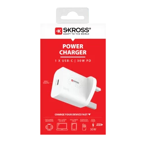 Skross Power Charger 30W - Typ G (laddare för USB-C)