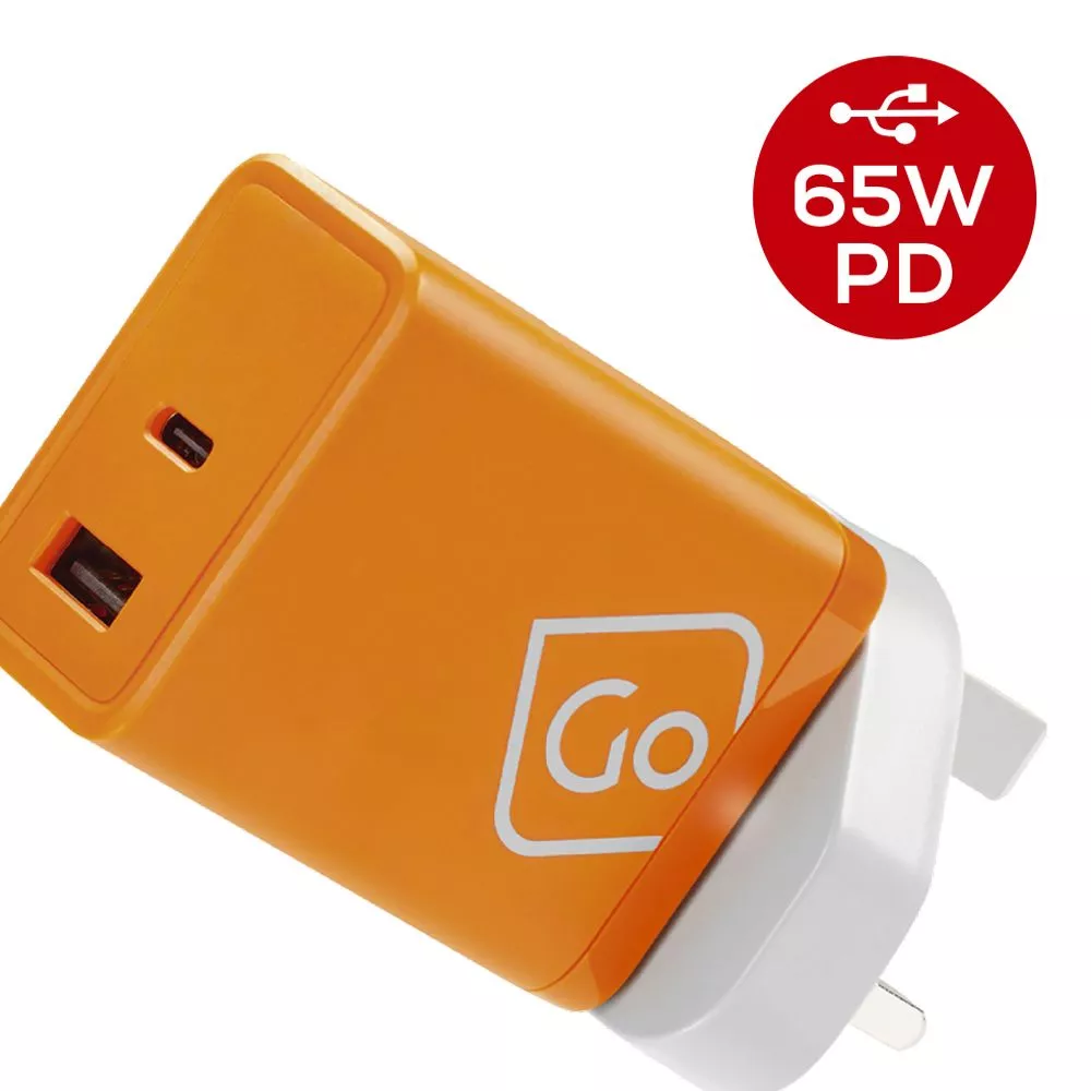 Go Travel - USB-laddare 65W med PD och GaN.