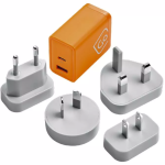 Multiadapter för USB-laddning 65W PD (1 x USB-C & 1 x USB-A)