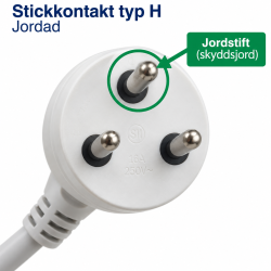Stickkontakt typ H