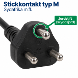 Stickkontakt typ M