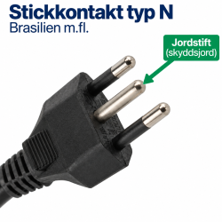 Stickkontakt typ N